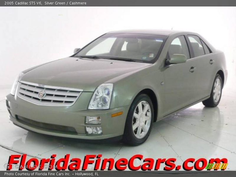 Silver Green / Cashmere 2005 Cadillac STS V6