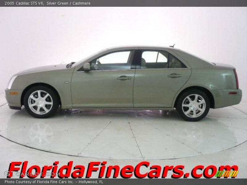 Silver Green / Cashmere 2005 Cadillac STS V6