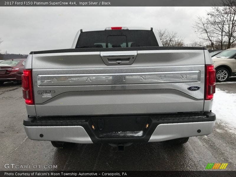 Ingot Silver / Black 2017 Ford F150 Platinum SuperCrew 4x4