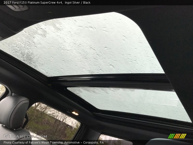 Sunroof of 2017 F150 Platinum SuperCrew 4x4