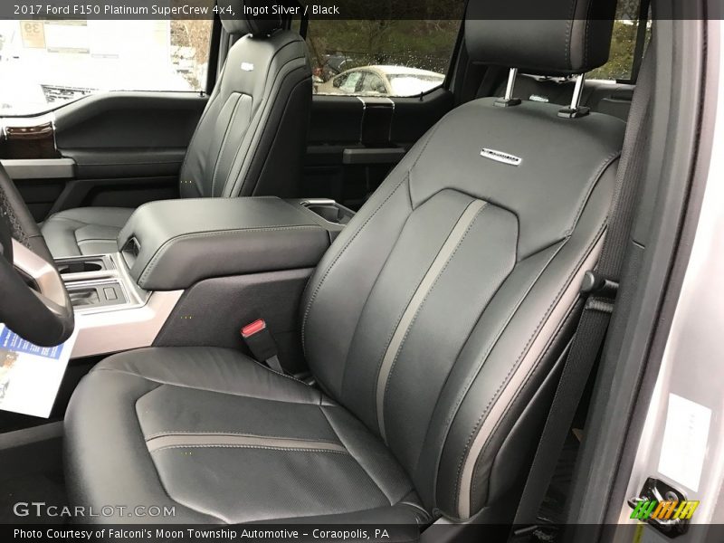 Front Seat of 2017 F150 Platinum SuperCrew 4x4