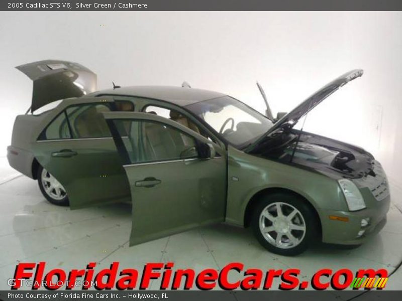 Silver Green / Cashmere 2005 Cadillac STS V6