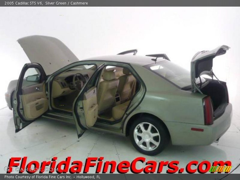 Silver Green / Cashmere 2005 Cadillac STS V6