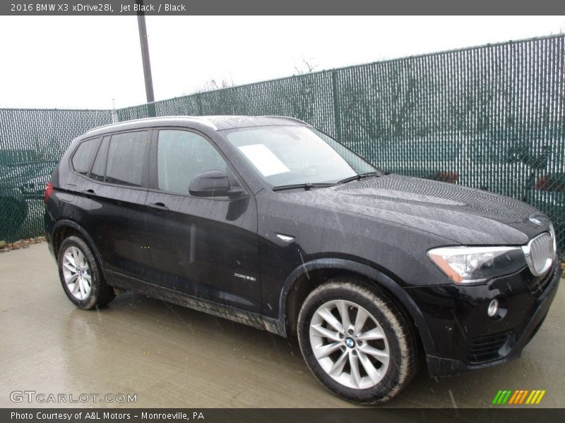 Jet Black / Black 2016 BMW X3 xDrive28i