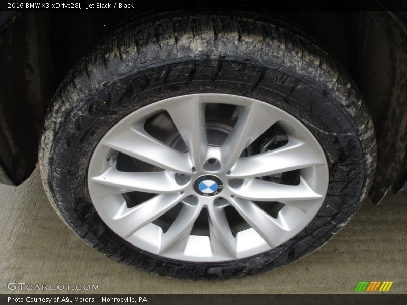 Jet Black / Black 2016 BMW X3 xDrive28i