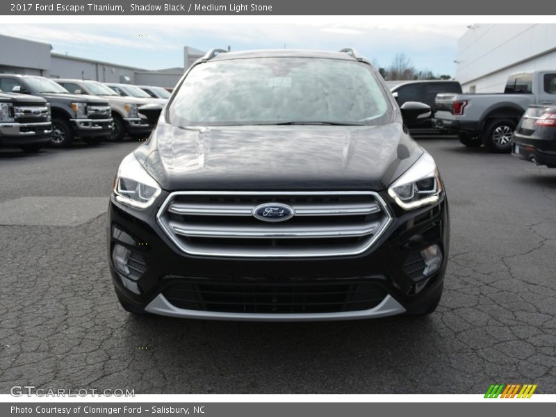 Shadow Black / Medium Light Stone 2017 Ford Escape Titanium