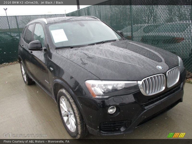 Jet Black / Black 2016 BMW X3 xDrive28i