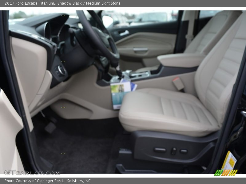 Shadow Black / Medium Light Stone 2017 Ford Escape Titanium