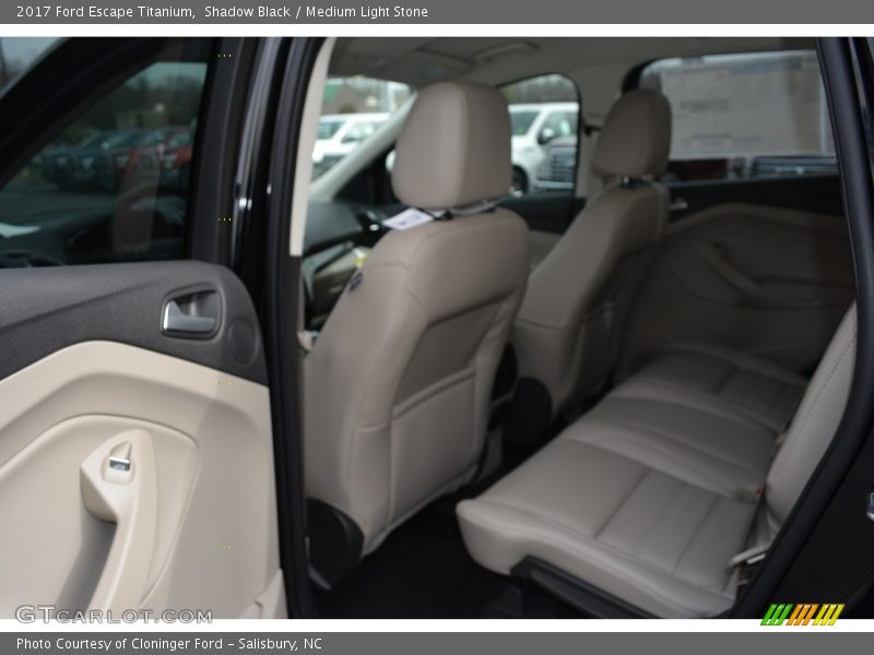 Shadow Black / Medium Light Stone 2017 Ford Escape Titanium