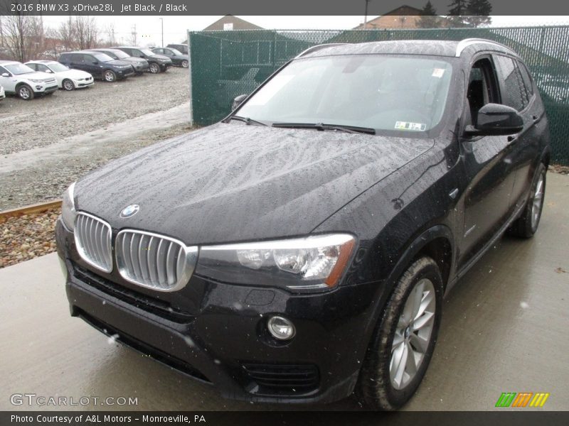 Jet Black / Black 2016 BMW X3 xDrive28i