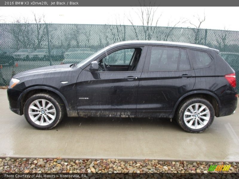 Jet Black / Black 2016 BMW X3 xDrive28i