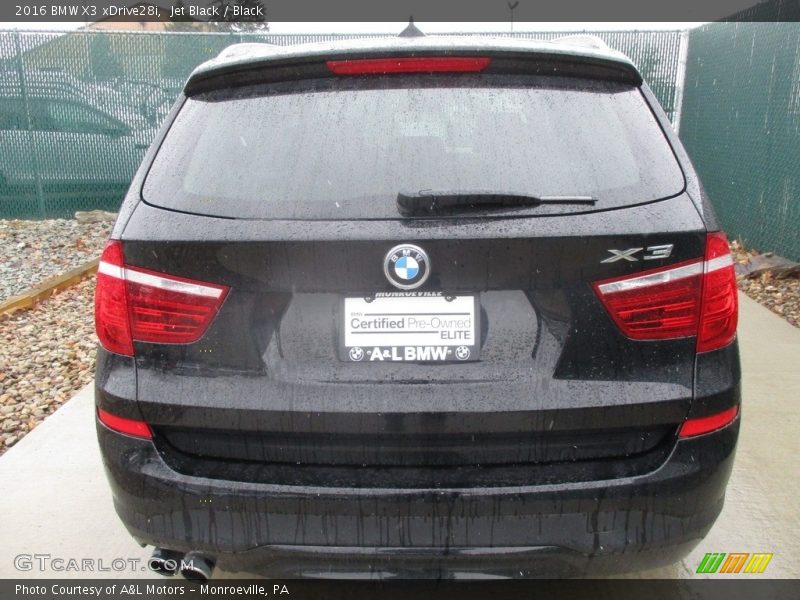 Jet Black / Black 2016 BMW X3 xDrive28i
