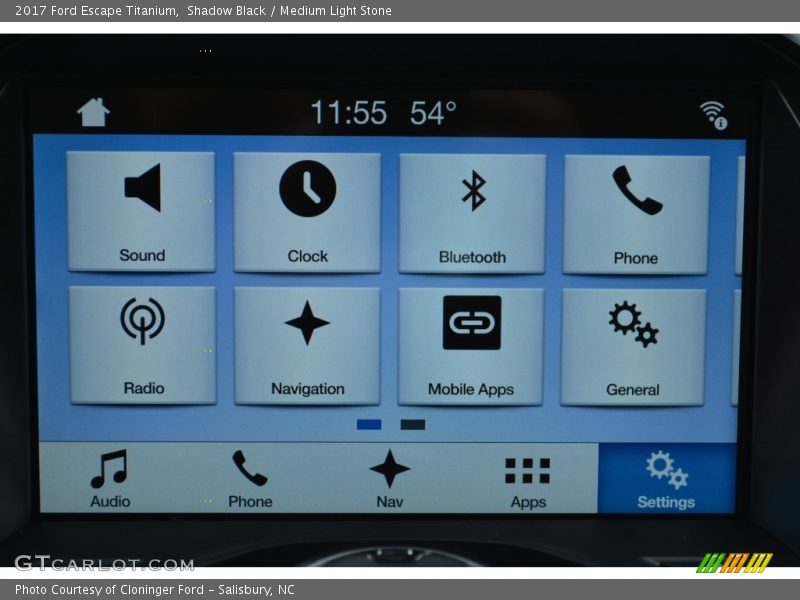 Shadow Black / Medium Light Stone 2017 Ford Escape Titanium