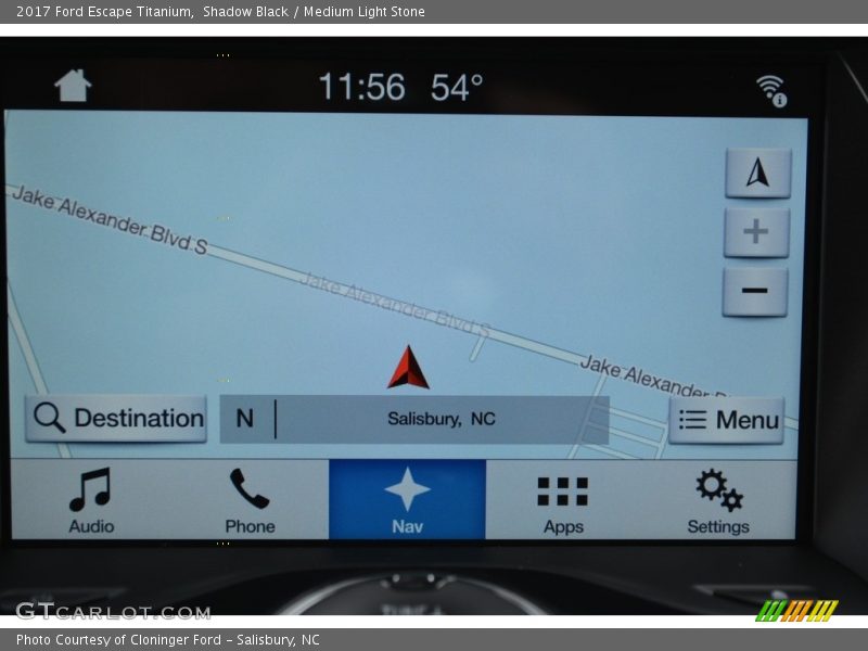 Shadow Black / Medium Light Stone 2017 Ford Escape Titanium