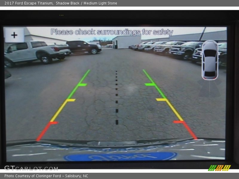 Shadow Black / Medium Light Stone 2017 Ford Escape Titanium