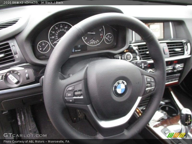 Jet Black / Black 2016 BMW X3 xDrive28i