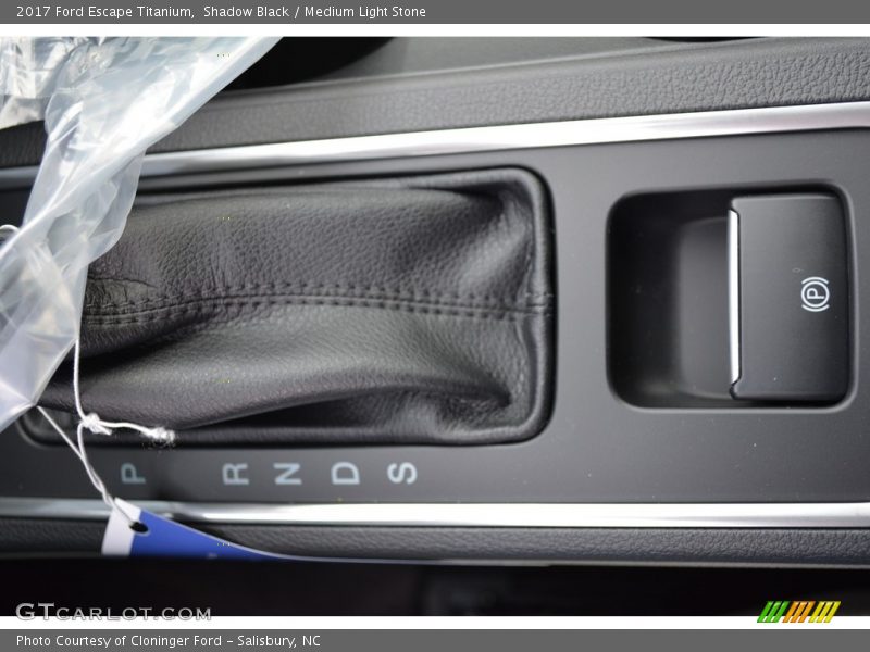 Shadow Black / Medium Light Stone 2017 Ford Escape Titanium