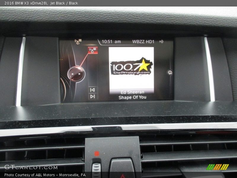 Jet Black / Black 2016 BMW X3 xDrive28i