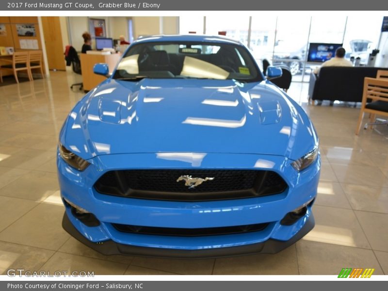 Grabber Blue / Ebony 2017 Ford Mustang GT Coupe