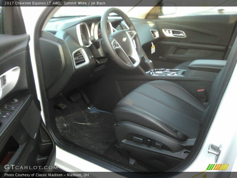 Summit White / Jet Black 2017 Chevrolet Equinox LT AWD