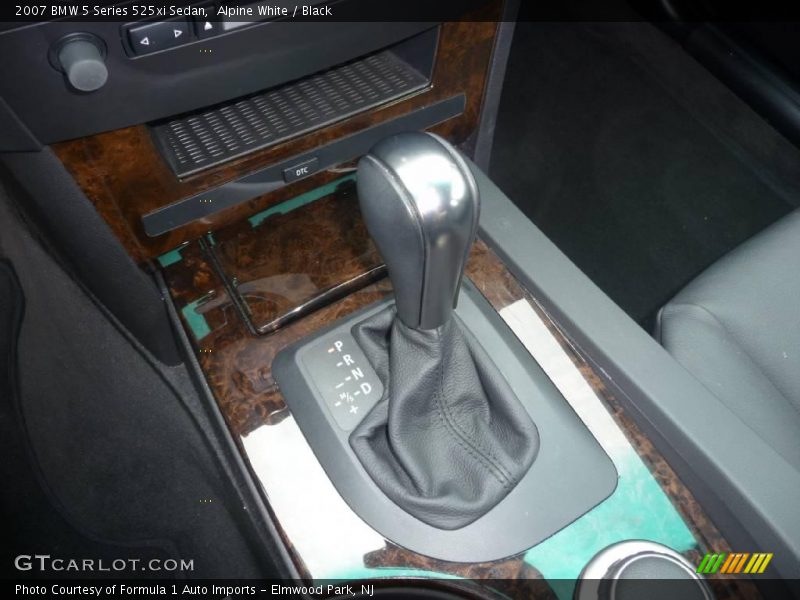Alpine White / Black 2007 BMW 5 Series 525xi Sedan