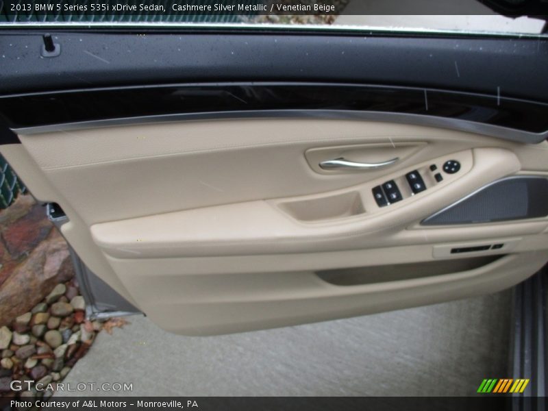Cashmere Silver Metallic / Venetian Beige 2013 BMW 5 Series 535i xDrive Sedan