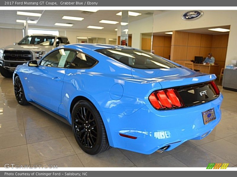 Grabber Blue / Ebony 2017 Ford Mustang GT Coupe