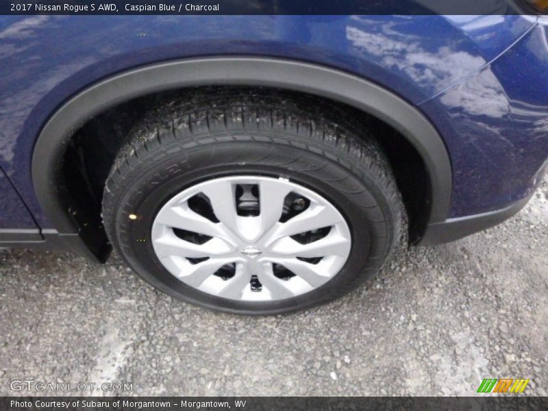 Caspian Blue / Charcoal 2017 Nissan Rogue S AWD