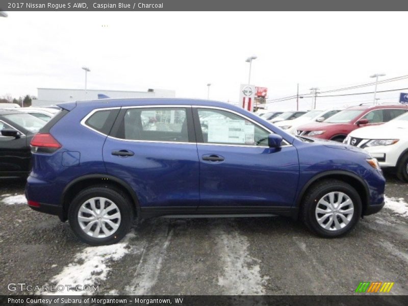 Caspian Blue / Charcoal 2017 Nissan Rogue S AWD