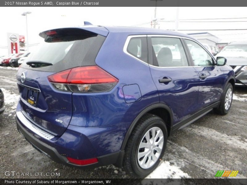 Caspian Blue / Charcoal 2017 Nissan Rogue S AWD