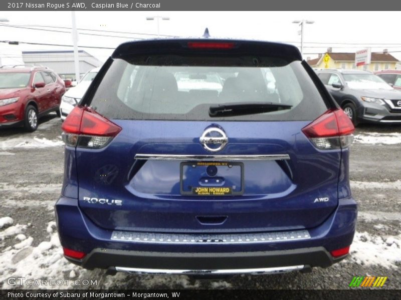 Caspian Blue / Charcoal 2017 Nissan Rogue S AWD