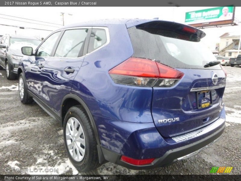 Caspian Blue / Charcoal 2017 Nissan Rogue S AWD