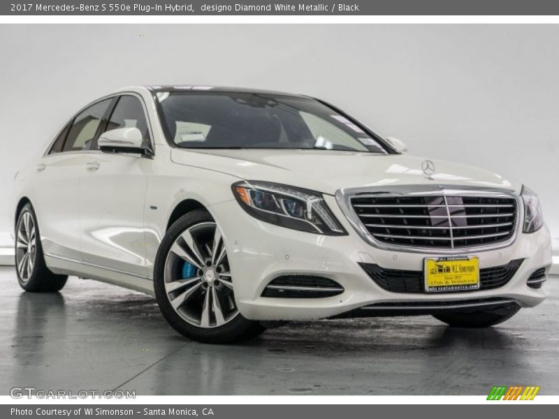Front 3/4 View of 2017 S 550e Plug-In Hybrid