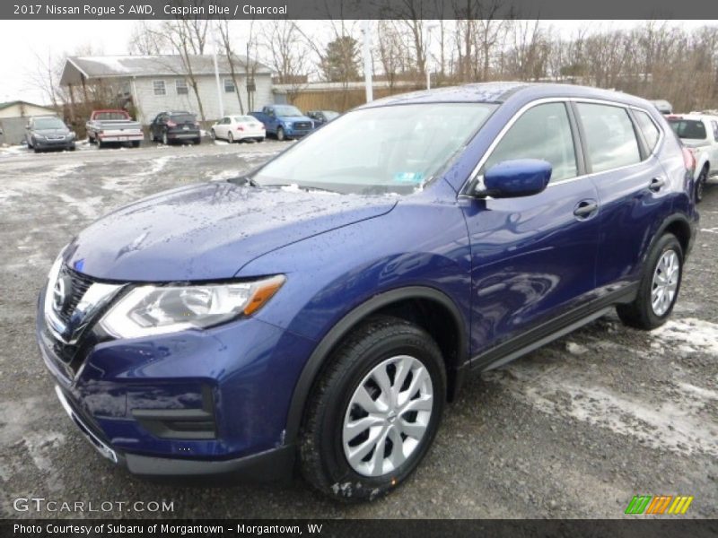 Caspian Blue / Charcoal 2017 Nissan Rogue S AWD
