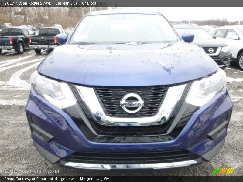 Caspian Blue / Charcoal 2017 Nissan Rogue S AWD