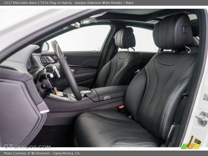designo Diamond White Metallic / Black 2017 Mercedes-Benz S 550e Plug-In Hybrid