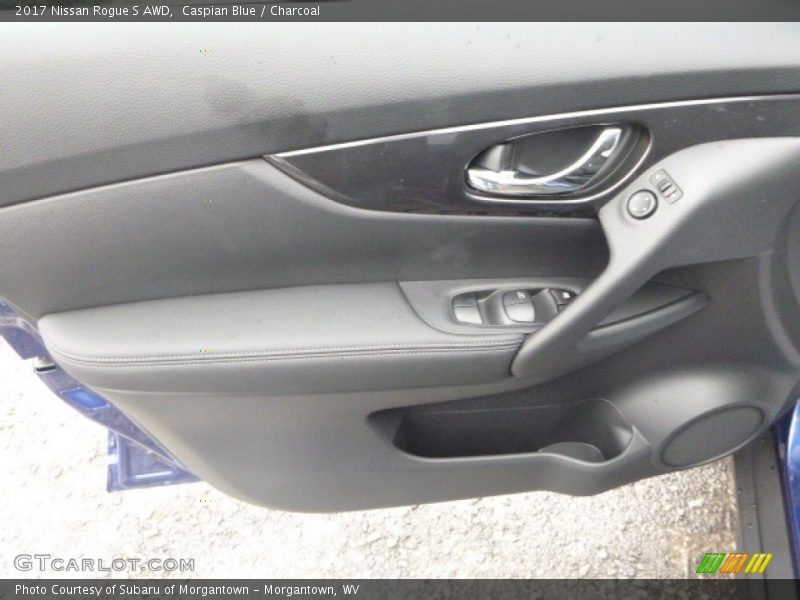 Caspian Blue / Charcoal 2017 Nissan Rogue S AWD