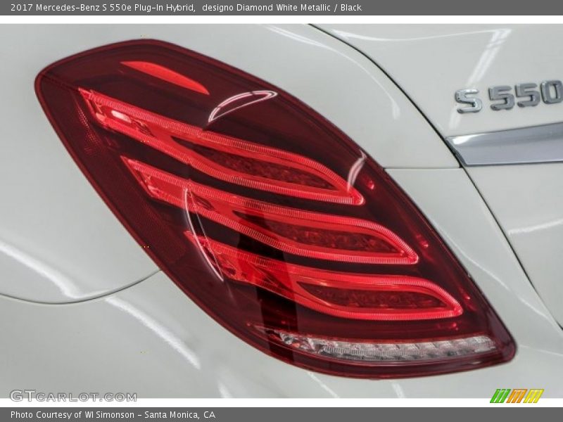 designo Diamond White Metallic / Black 2017 Mercedes-Benz S 550e Plug-In Hybrid