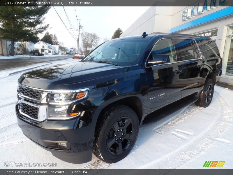 Black / Jet Black 2017 Chevrolet Suburban LT 4WD