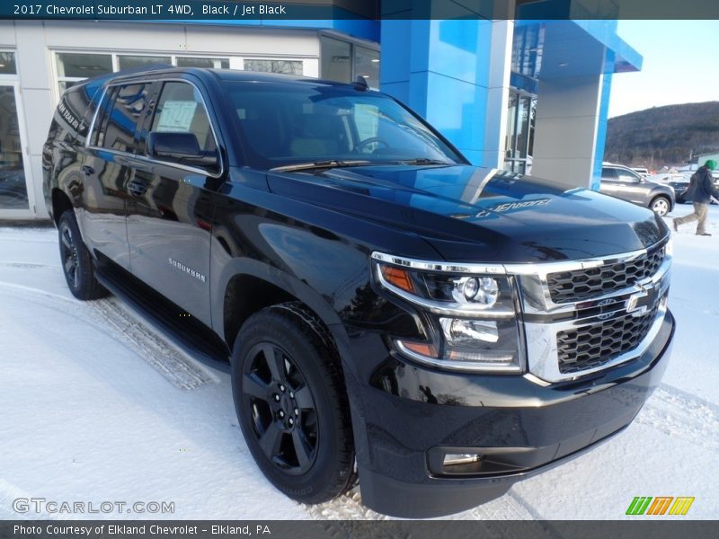 Black / Jet Black 2017 Chevrolet Suburban LT 4WD