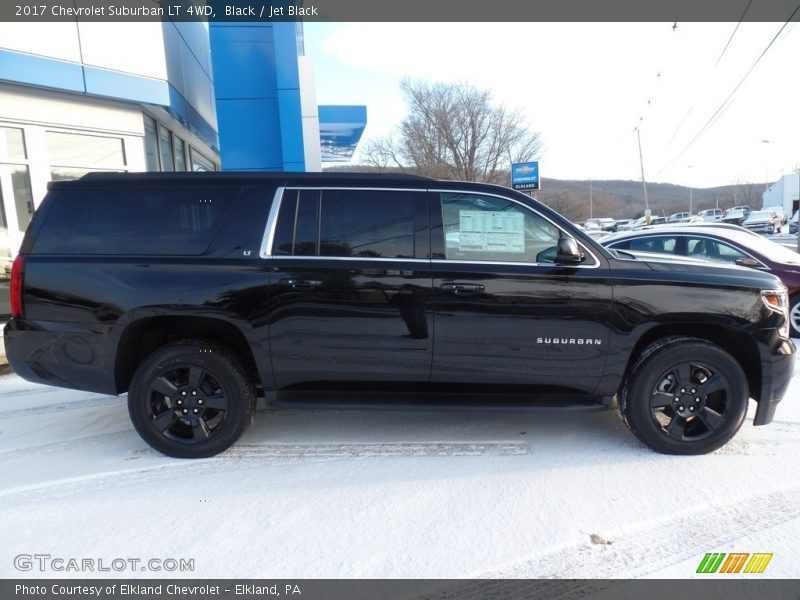 Black / Jet Black 2017 Chevrolet Suburban LT 4WD