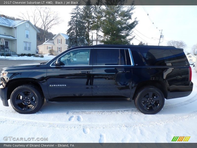 Black / Jet Black 2017 Chevrolet Suburban LT 4WD