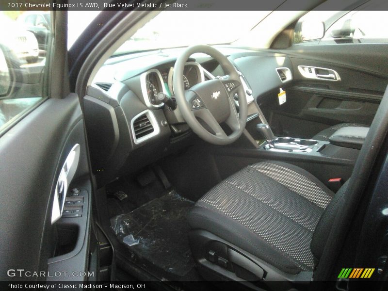 Blue Velvet Metallic / Jet Black 2017 Chevrolet Equinox LS AWD
