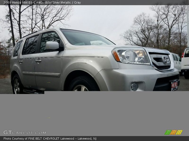 Billet Silver Metallic / Gray 2009 Honda Pilot EX-L 4WD