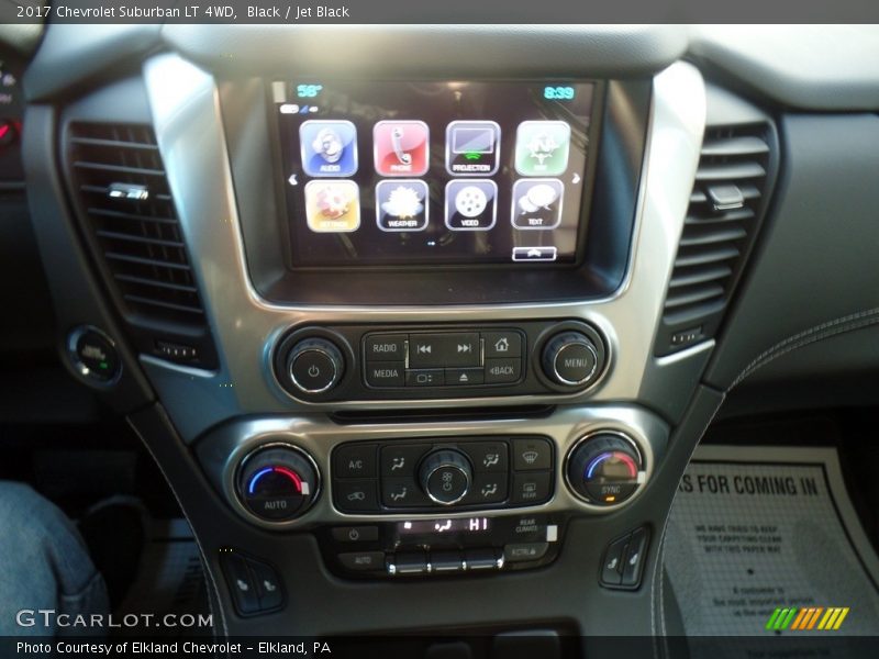 Black / Jet Black 2017 Chevrolet Suburban LT 4WD