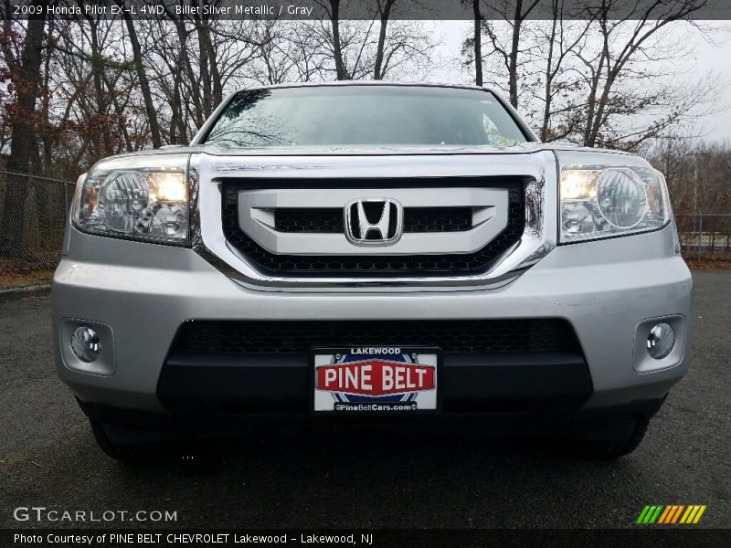 Billet Silver Metallic / Gray 2009 Honda Pilot EX-L 4WD