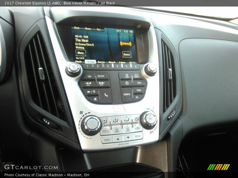 Blue Velvet Metallic / Jet Black 2017 Chevrolet Equinox LS AWD