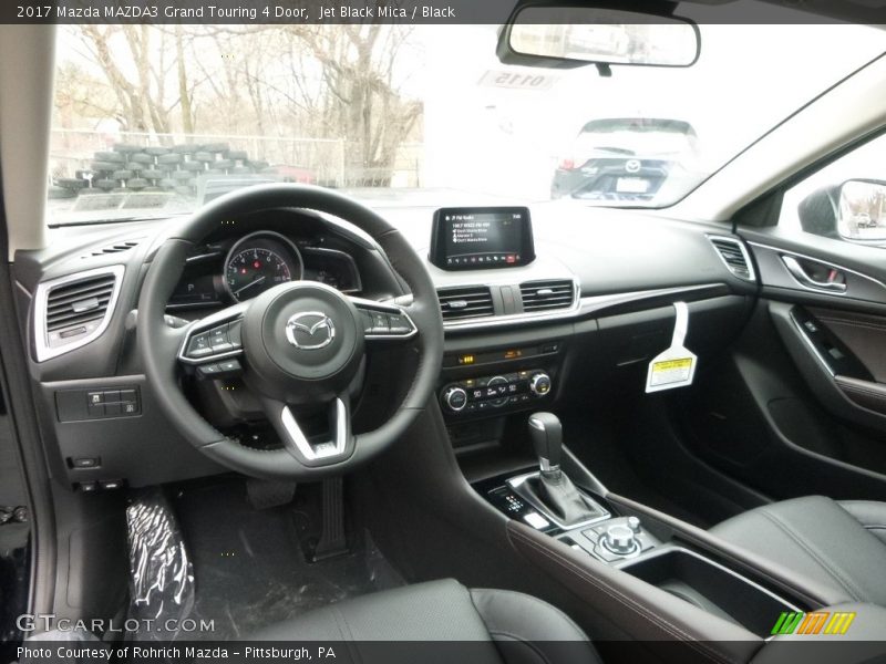 Jet Black Mica / Black 2017 Mazda MAZDA3 Grand Touring 4 Door