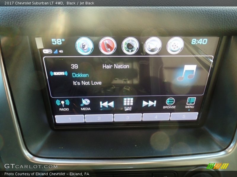 Black / Jet Black 2017 Chevrolet Suburban LT 4WD