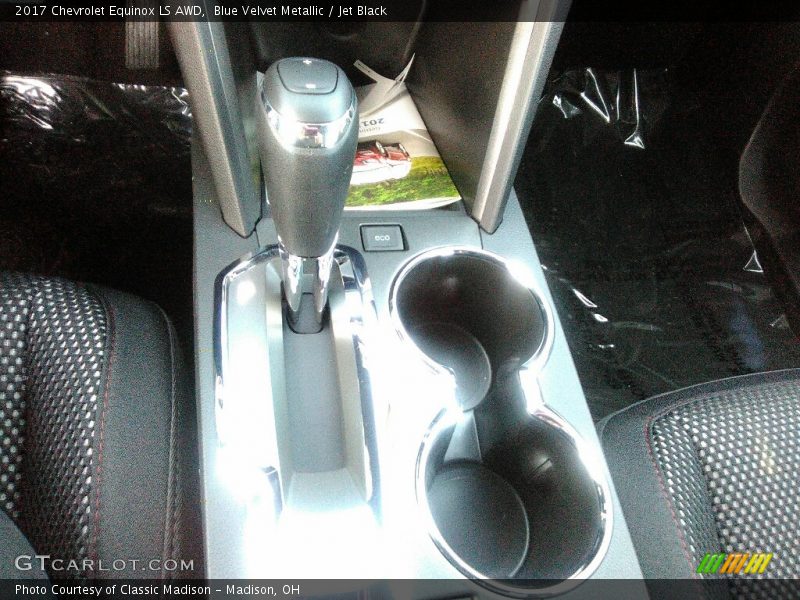 Blue Velvet Metallic / Jet Black 2017 Chevrolet Equinox LS AWD